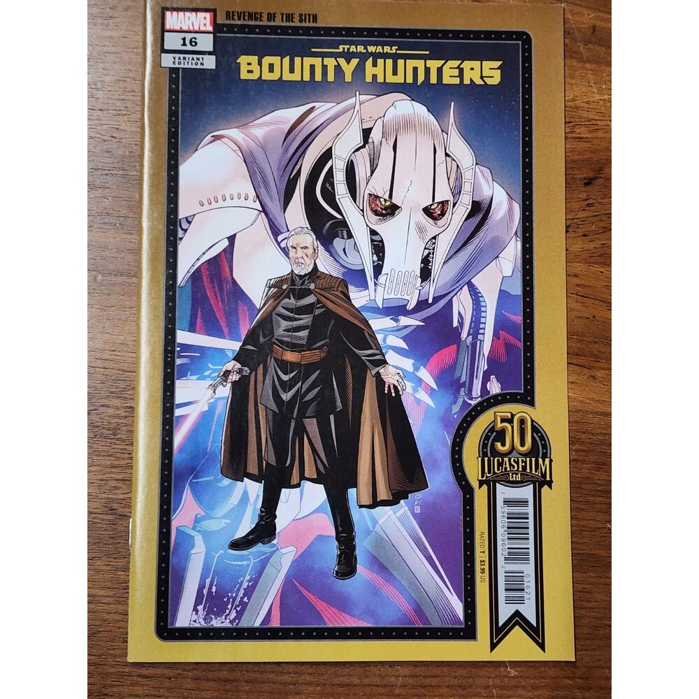Star Wars Bounty Hunters 16 Marvel Comics Sprouse Revenge of the Sith Dooku 2021